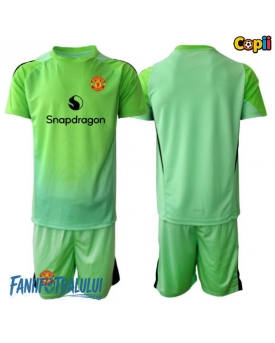 Manchester United Portarii Echipament de Fotbal Replică 2025-26 Copii Treilea (+ Șorturi)